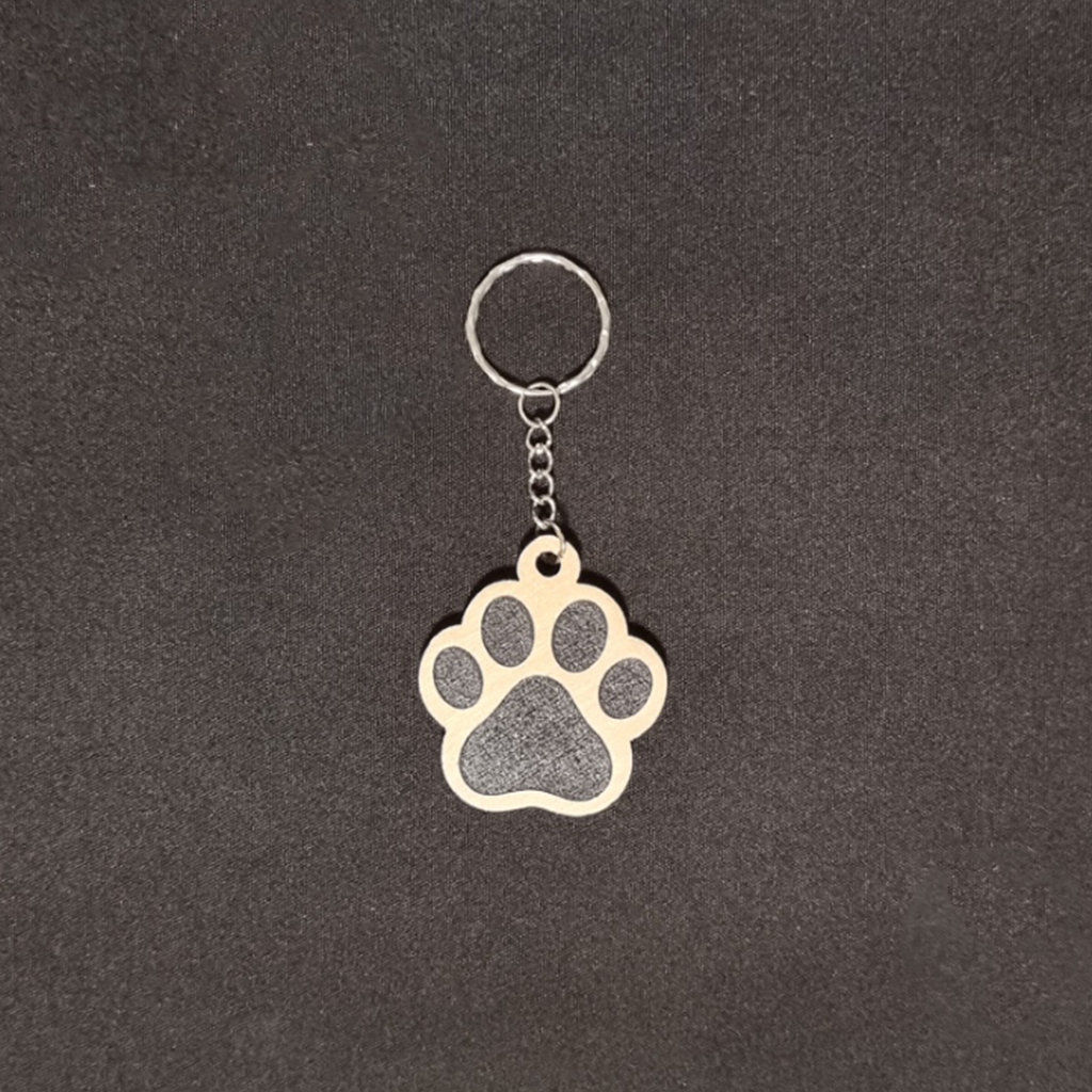 Pet Paw Keychain