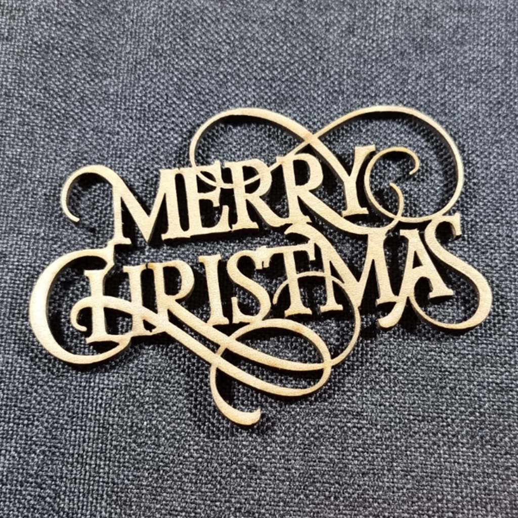 Merry Christmas Table Decoration / Place setting decoration